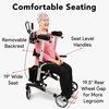 Proheal Stand Up Walker w/ Seat - Silver PH-UPWLKALDLX19SL-MP-UP-WALKER